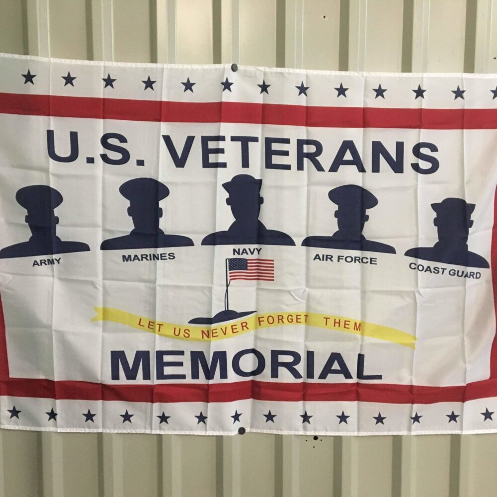 RU Flag USA Veterans Memorial Flag 3 X 5 ft. Standard
