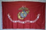 vendor-unknown Flag USMC US Marines Corps Flag - Nylon 3 x 5 Flag sleeve