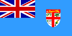 RU Flag Fiji Flag 4 X 6 Inch pack of 10