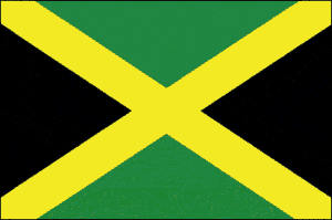 vendor-unknown Flag Jamaica Flag 4 X 6 inch on stick