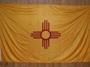 vendor-unknown Flag New Mexico Kitted Nylon 5 x 8 Flag