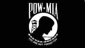 vendor-unknown Flag POW/MIA Flag Prisoner of War, Missing in Action Flag 4 X 6 Inch pack of 10