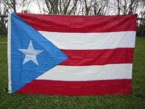 vendor-unknown Flag Puerto Rico Flag Nylon Embroidered 6 x 10 ft.