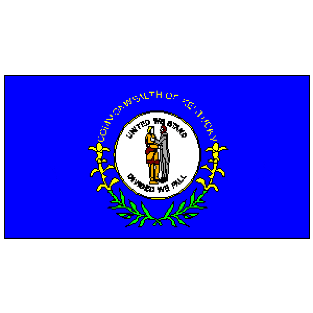 RU Flag State of Kentucky Flag 4 X 6 Inch pack of 10