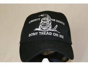 vendor-unknown Hat Liberty or Death Don't Tread on Me Cap (black)
