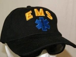 vendor-unknown Hats & Ball Caps Gold EMS Hat