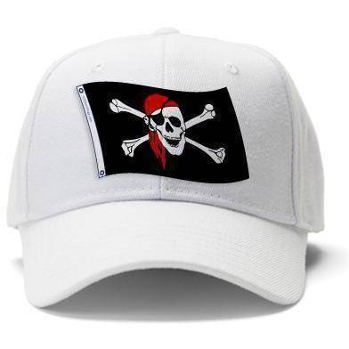vendor-unknown Hats & Ball Caps Jolly Roger Red Hat Pirate Cap