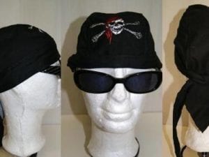 vendor-unknown Hats & Ball Caps Pirate Skull Hat