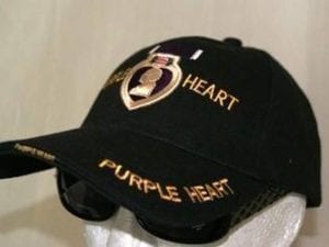vendor-unknown Hats & Ball Caps Purple Heart Cap