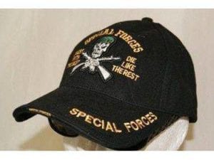 vendor-unknown Hats & Ball Caps Special Forces Mess with the Best, Die Like the Rest Cap
