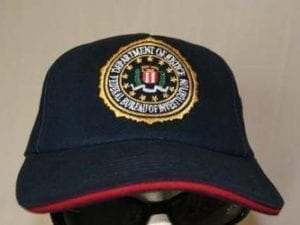 vendor-unknown Hats & Ball Caps U.S. Department Of Justice Federal Bureau Of Investigation Cap