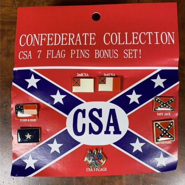 RU Lapel Pin Confederate Flag Lapel Pin - 7 CSA - Collection