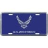 vendor-unknown License Plates and Metal Signs Blue Air Force Logo License Plate