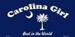 vendor-unknown License Plates and Metal Signs Carolina Girl Blue License Plate