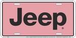 Vendor unknown License Plates and Metal Signs Jeep Pink License Plate