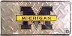 vendor-unknown License Plates and Metal Signs Michigan Wolverines College License Plate