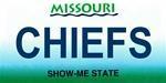 vendor-unknown License Plates and Metal Signs Missouri State Background License Plate - Chief