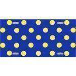 vendor-unknown License Plates and Metal Signs Polka Dots - Blue and Yellow Blank