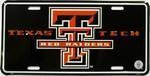 vendor-unknown License Plates and Metal Signs TEXAS TECH RED RAIDERS - College License Plate