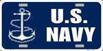vendor-unknown License Plates and Metal Signs US Navy License Plate