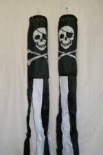 vendor-unknown Other Cool Flag Items Jolly Rogers with Patch Windsock