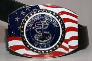 vendor-unknown Other Cool Flag Items USA Navy Seal Belt Buckle