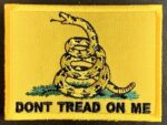 TCP Patch Gadsden Don't Tread On Me  2" x 3" Iron On Patch