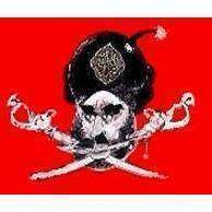 vendor-unknown Pirate Flags (Jolly Roger Flags) Pirate Coast Jolly Roger Flag 3 X 5 ft. Standard