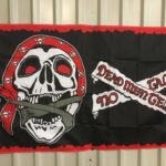 vendor-unknown Pirate Flags (Jolly Roger Flags) Pirate Dead Men Tell No Tales (Red) Flag 3 X 5 ft. Standard