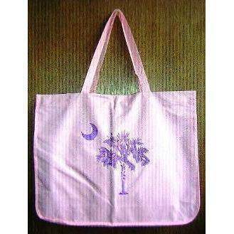 Vendor unknown Rebel Flags Confederate Flags Pink and Purple South Carolina Beach Bag