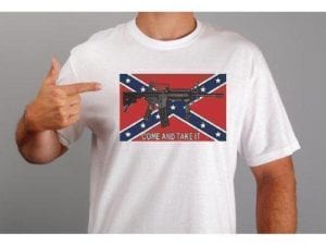 vendor-unknown Rebel Flags & Confederate Flags Rebel Come and Take It T-Shirt (medium)