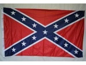 vendor-unknown Rebel Flags & Confederate Flags Rebel Flag, Confederate Battle Flag Knitted Nylon 4 x 6 Ft. Flag