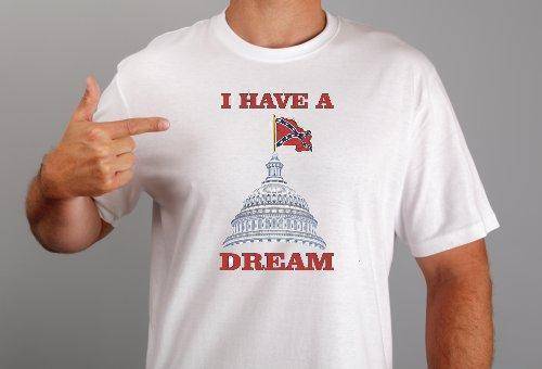 vendor-unknown Rebel Flags & Confederate Flags Rebel I Have A Dream T-Shirt (large)