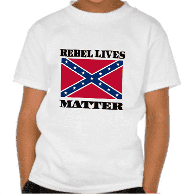 vendor-unknown Rebel Flags & Confederate Flags Rebel Lives Matter T-Shirt (XXXL)