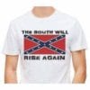 vendor-unknown Rebel Flags & Confederate Flags Rebel South Will Rise Again T-Shirt (medium)