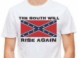 vendor-unknown Rebel Flags & Confederate Flags Rebel South Will Rise Again T-Shirt (XL)