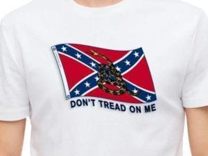 vendor-unknown Rebel Flags & Confederate Flags Rebel T-shirt Don't Tread on Me  (5XL)