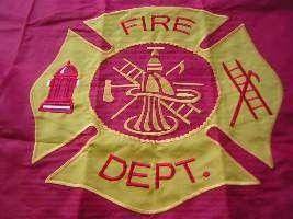 vendor-unknown Search Flags by Quality Fire Dept Double Nylon Embroidered Flag 3 x 5 ft.