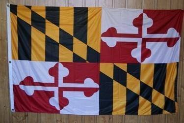 vendor-unknown Search Flags by Quality Maryland Knitted Nylon 5 x 8 Flag