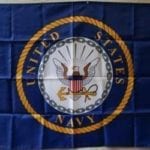 vendor-unknown Search Flags by Quality US Navy Emblem Flag - Nylon Printed 3 x 5 ft.