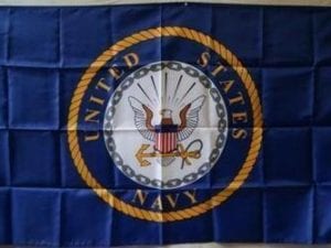 vendor-unknown Search Flags by Quality US Navy Emblem Flag - Nylon Printed 3 x 5 ft.