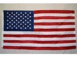 vendor-unknown Search Flags by Quality USA 50 Star Flag with grommets Nylon Embroidered 12 x 18 ft.