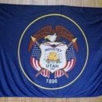 vendor-unknown Search Flags by Quality Utah Knitted Nylon 3 x 5 Flag