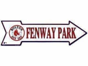 vendor-unknown Sports Items Fenway Park Baseball Boston Red Sox MLB Baseball Arrow Sign
