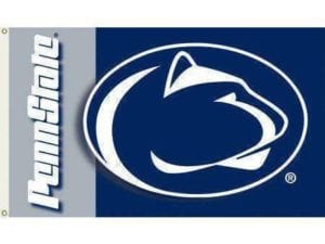 vendor-unknown Sports Items The Pennsylvania State University College Football Team Flag 3 x 5 ft