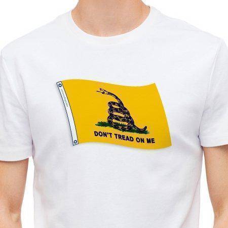 Ultimate Flags T-Shirts Medium Gadsden Don't Tread On Me T-shirt Yellow