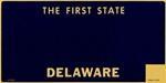 vendor-unknown US State Flags Delaware State Blank Bike Plate