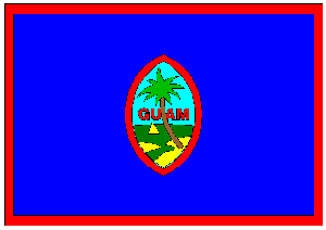 Guam 4 x 6 ft. Nylon Dyed Flag (USA Made)