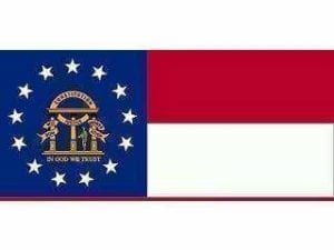 RU US State Flags State of Georgia Flag 4 X 6 Inch pack of 10
