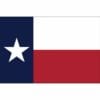 vendor-unknown US State Flags Texas 2 x 3 Sewn Nylon Dyed Flag (USA Made)